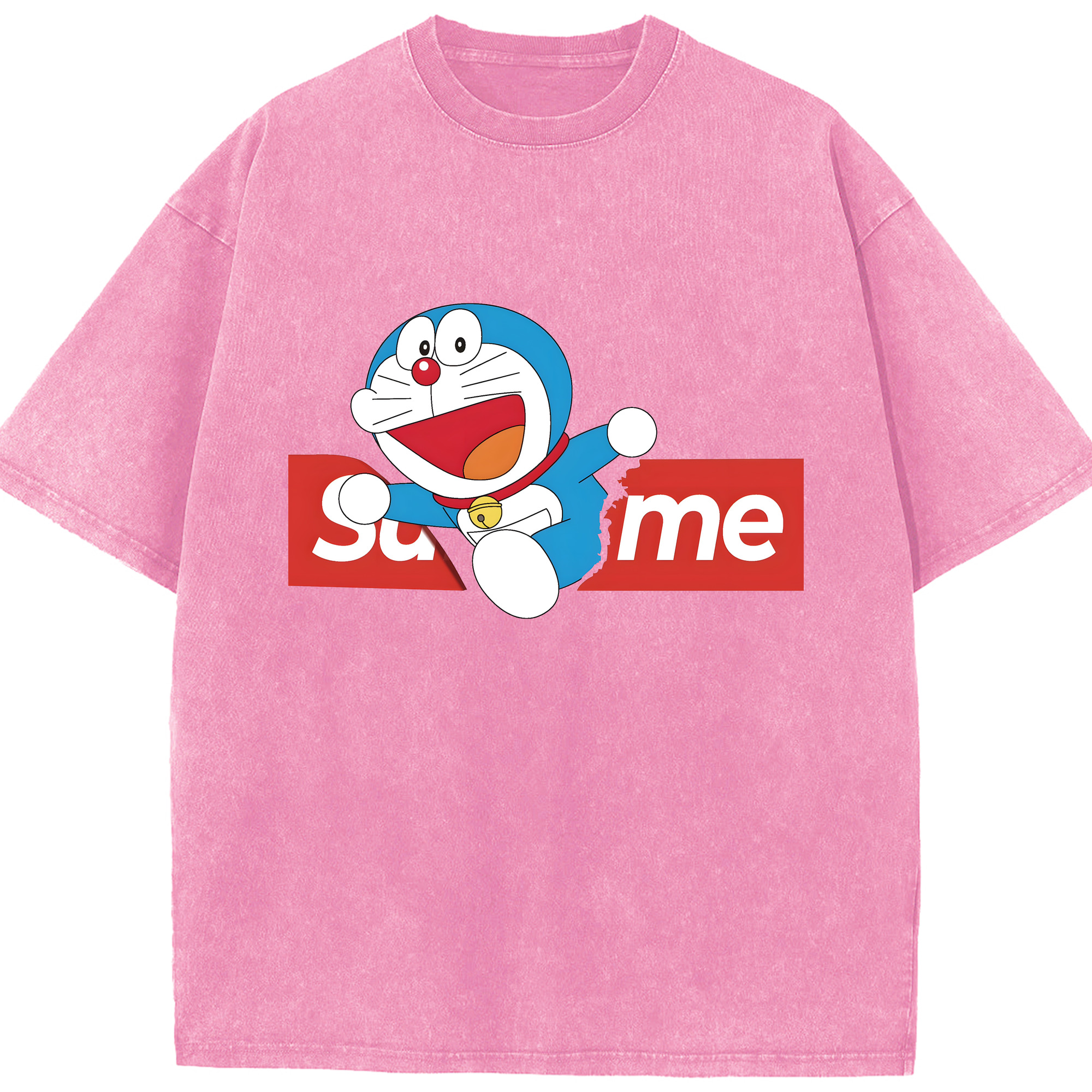 （画像用） ドラえもん Doraemon 綿100% ヴィンテージ風 半袖Tシャツ（フロントプリント）